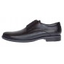 Pantofi barbati, model casual din piele naturala, negru box  859N